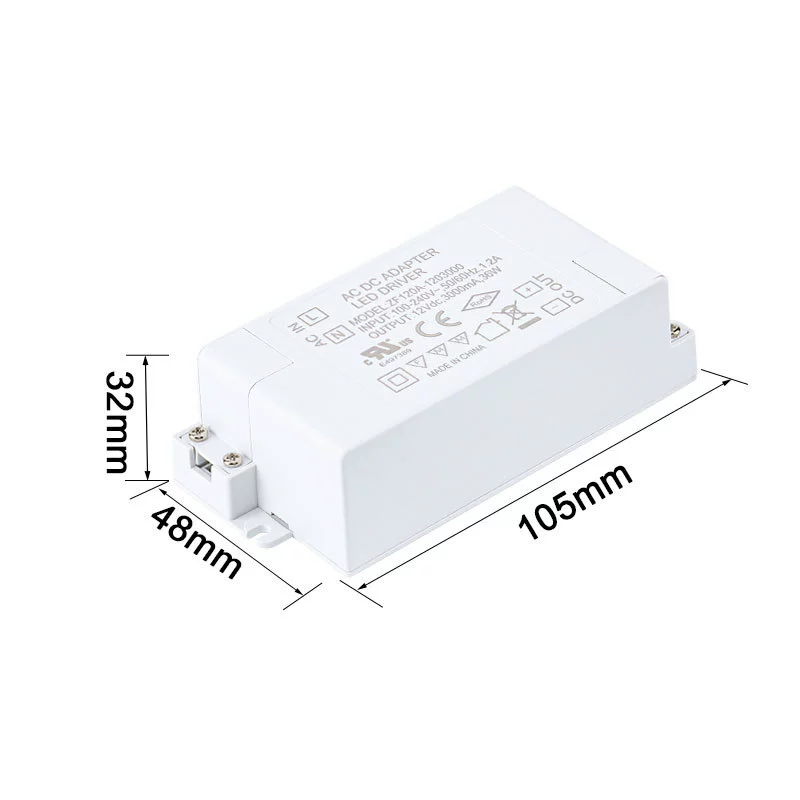 36W led驅動電源UL/CE認證12V3A/24V1.5A